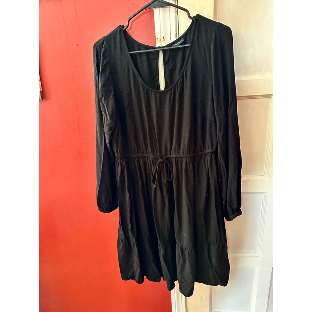 Torrid Mini Challis Skater Dress Plus Size 1X - Picture 13 of 14